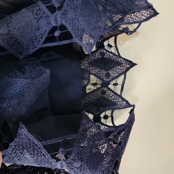 Xhilaration Blue Lace Dress - Picture 4 of 5